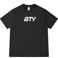 THE 'PUMP-COVER' ACTIVE OVERSIZED TEE black x white