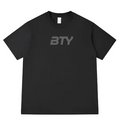 THE 'PUMP-COVER' ACTIVE OVERSIZED TEE black x charcoal