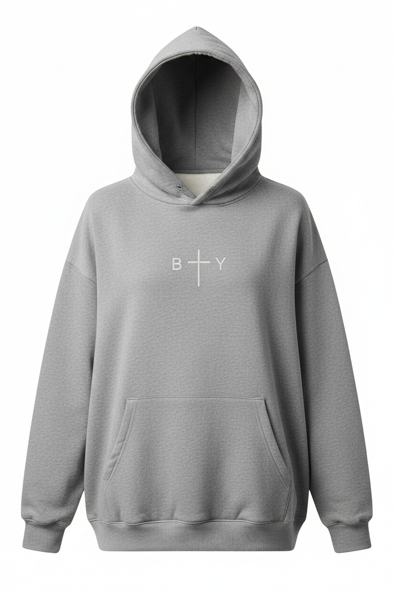 THE 'HOLY' HOODIE grey