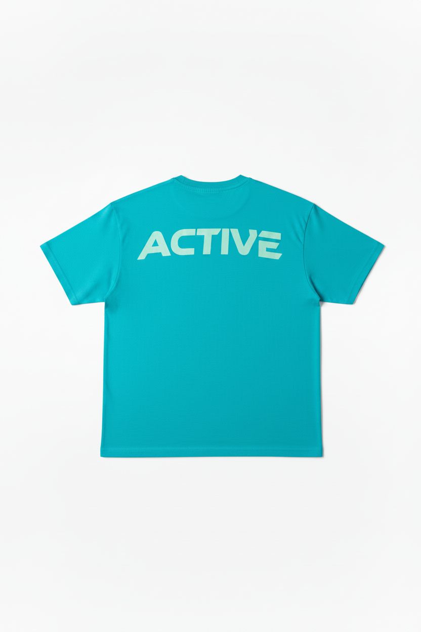 THE 'ACTIVE' TEE teal