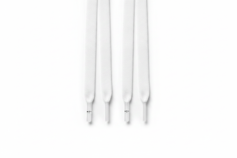 THE 'LACED UP' white