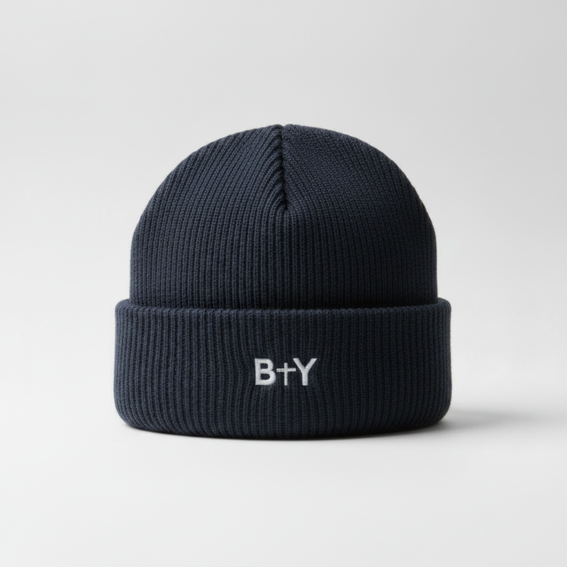 THE 'HEAD WARMER' BEANIE navy