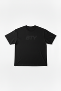 THE 'PUMP-COVER' ACTIVE TEE black w/ grey