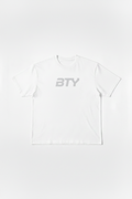 THE 'PUMP-COVER' ACTIVE TEE white w/ grey